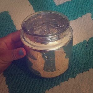 Cute gold jar